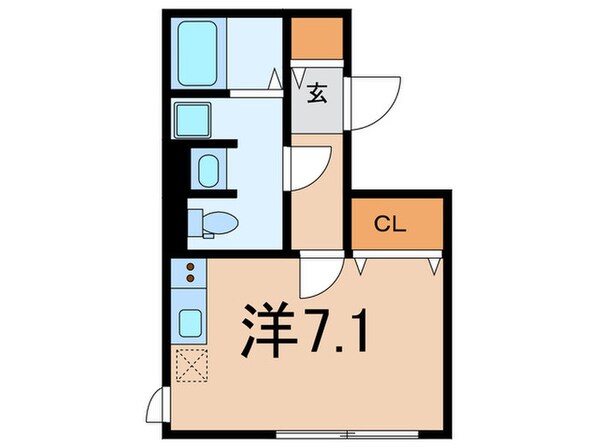 アトリオフラッツ戸越の物件間取画像